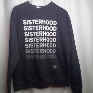 Sisterhood Sweatshirt S Women Long Sleeve Dark Gray